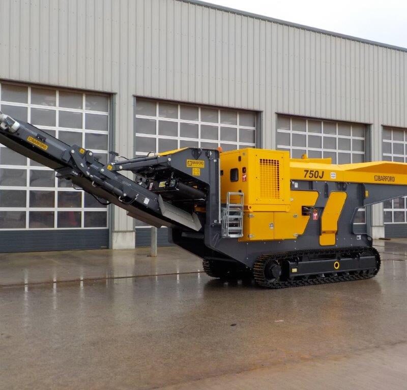 Barford 750J hybrydowa kruszarka szczękowa od Putz Recycling